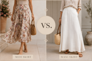 maxi vs midi skirt